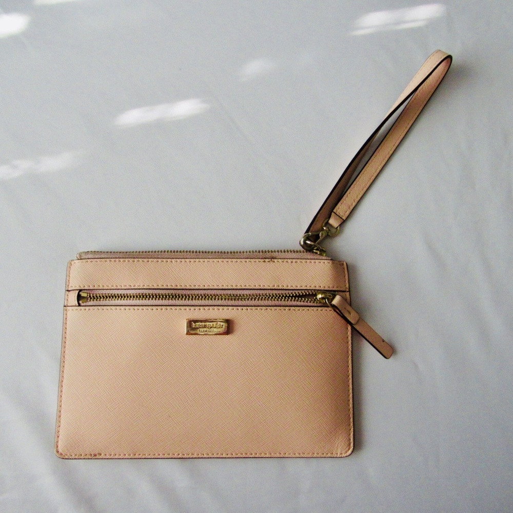Pink Kate Spade wristlet